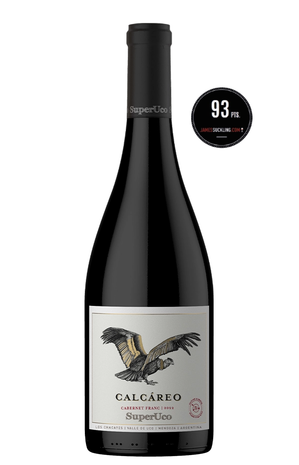 Vino Calcáreo Cabernet Franc. Bodega SuperUco. Mendoza, Argentina.