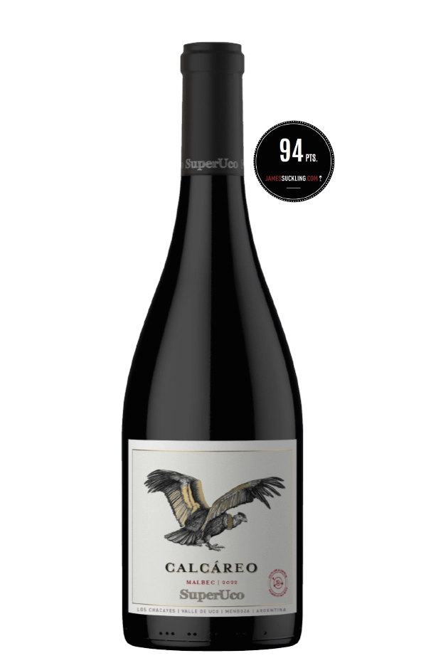 Vino Calcáreo Malbec. Bodega SuperUco. Mendoza, Argentina.