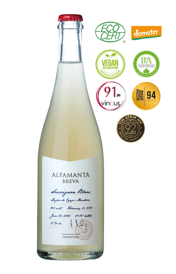 Vino BREVA SAUVIGNON BLANC - ORGANIC 2022, Bodega Alpamanta